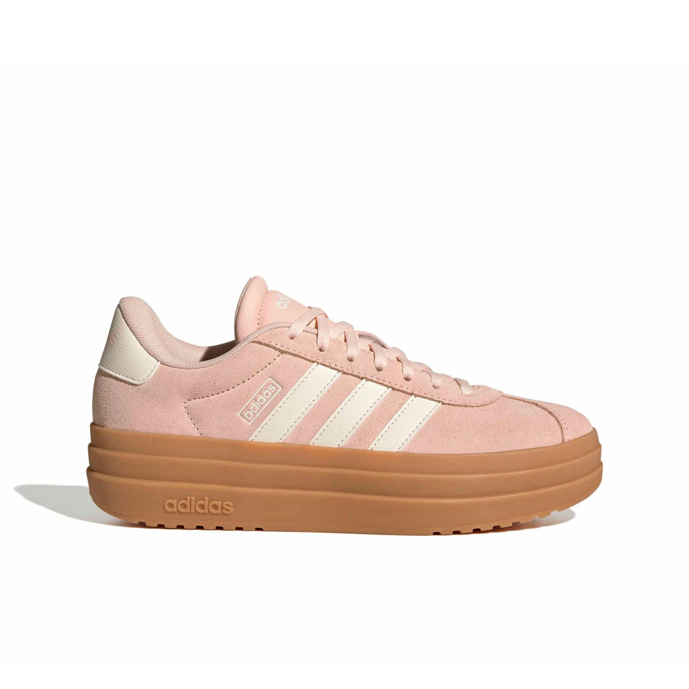 adidas VL Court Bold "Blush Pink/Off White/Gum 3" Women's Shoe - PINK/OFF WHITE/GUM
